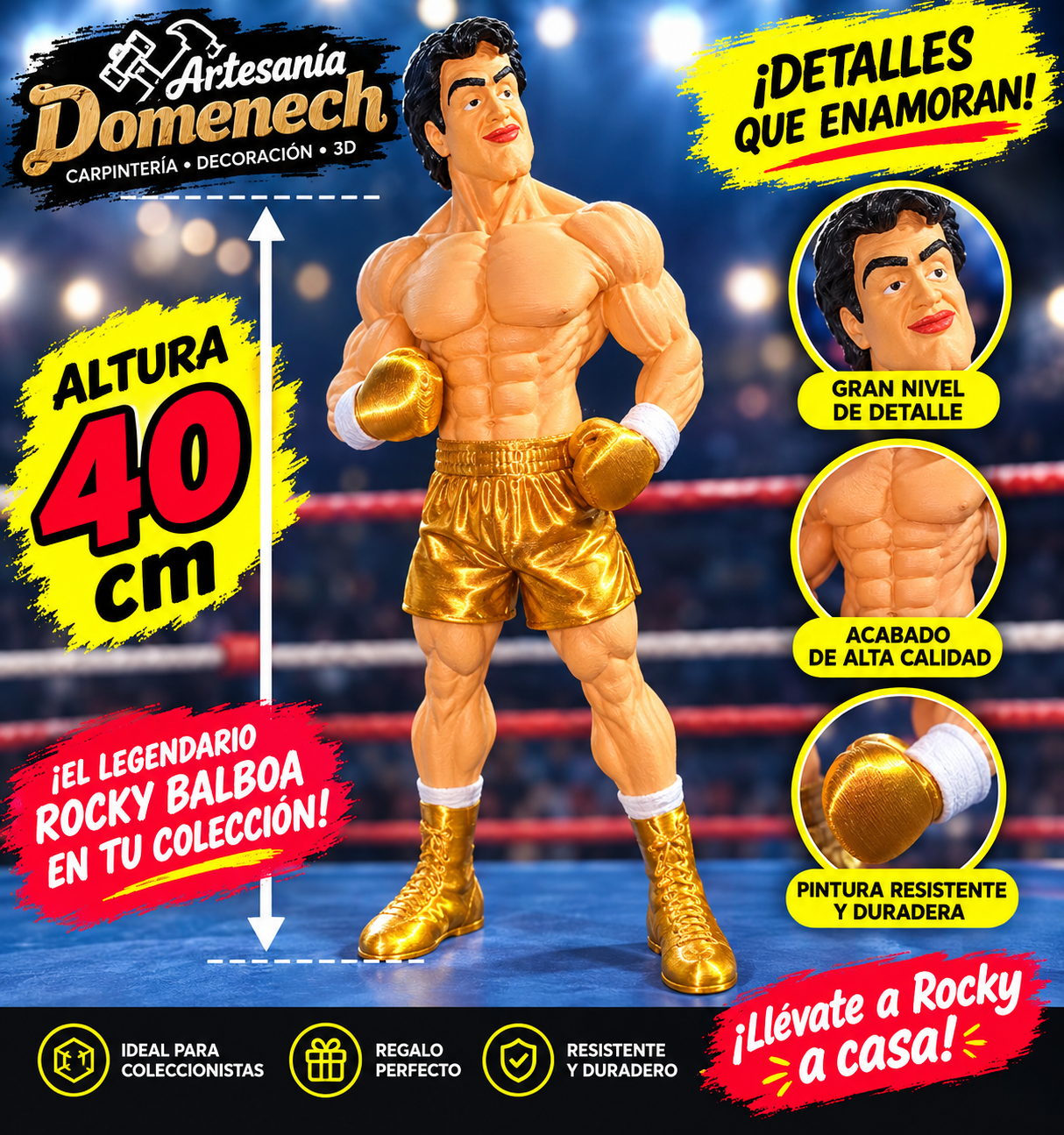 ROCKY — Decoración 3D en Barcelona